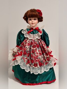 Soft Expressions Limited Edition Porcelain Doll 16” Vintage Bisque Collectible